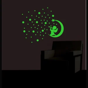 Generic Green Decorative Radium Wall Sticker