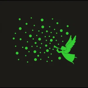 Generic Green Decorative Radium Wall Sticker