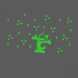 Generic Green Kids Room Decor Radium Wall Sticker