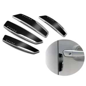 Generic Pack Of 4 Winner Plastic Car Door Guard Universal For Car (Black)