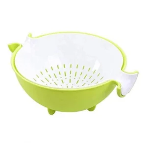 Generic Pack Of 3_Multifunctional Vegetable And Fruit Draining Basket – (Color: Assorted)